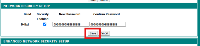 MPS Save button selected